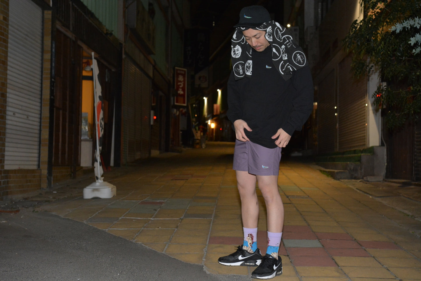 THE TRANCE Sauna shorts Mauve 21A/W