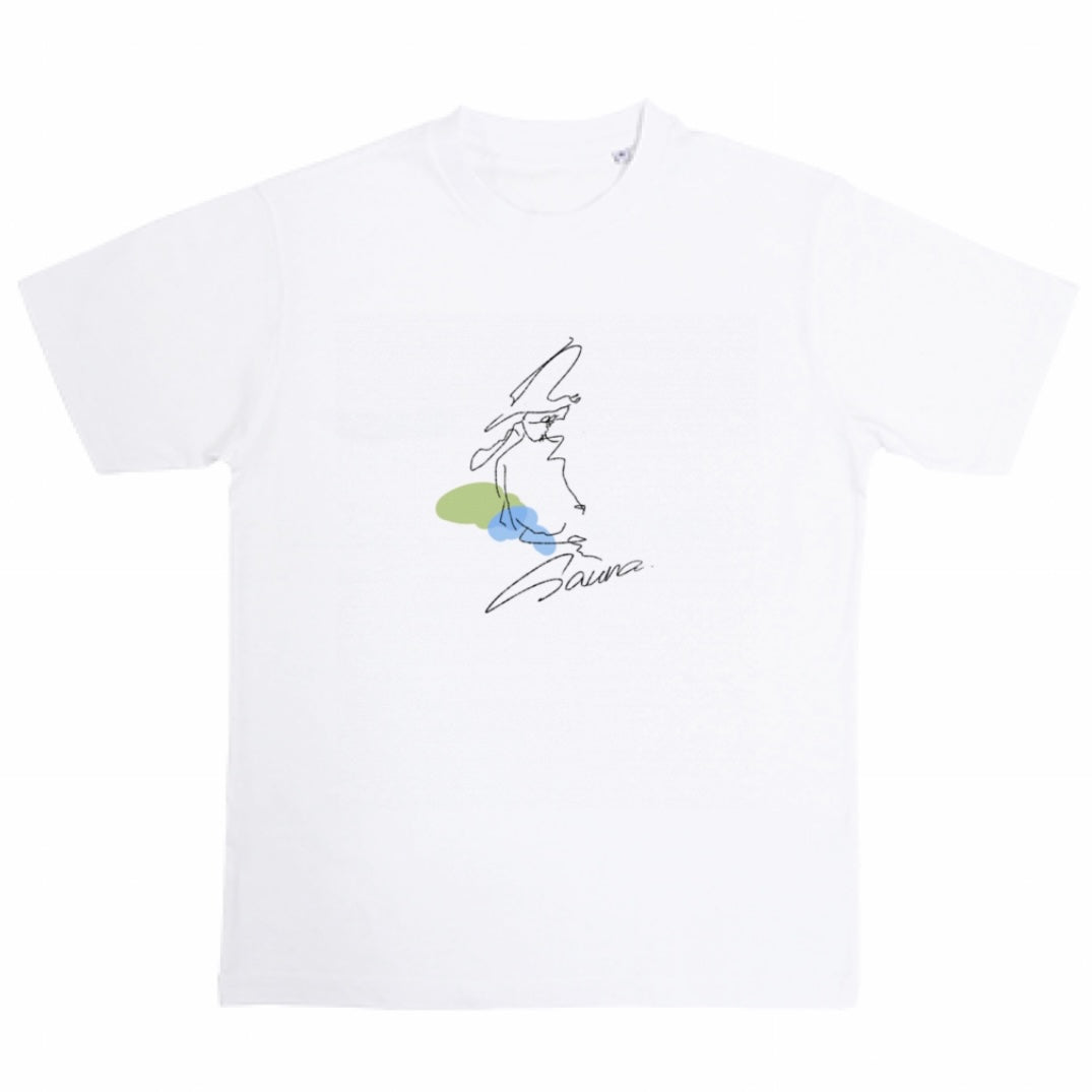 【数量限定】Sauna in the nature2 T-Shirt White 21S/S