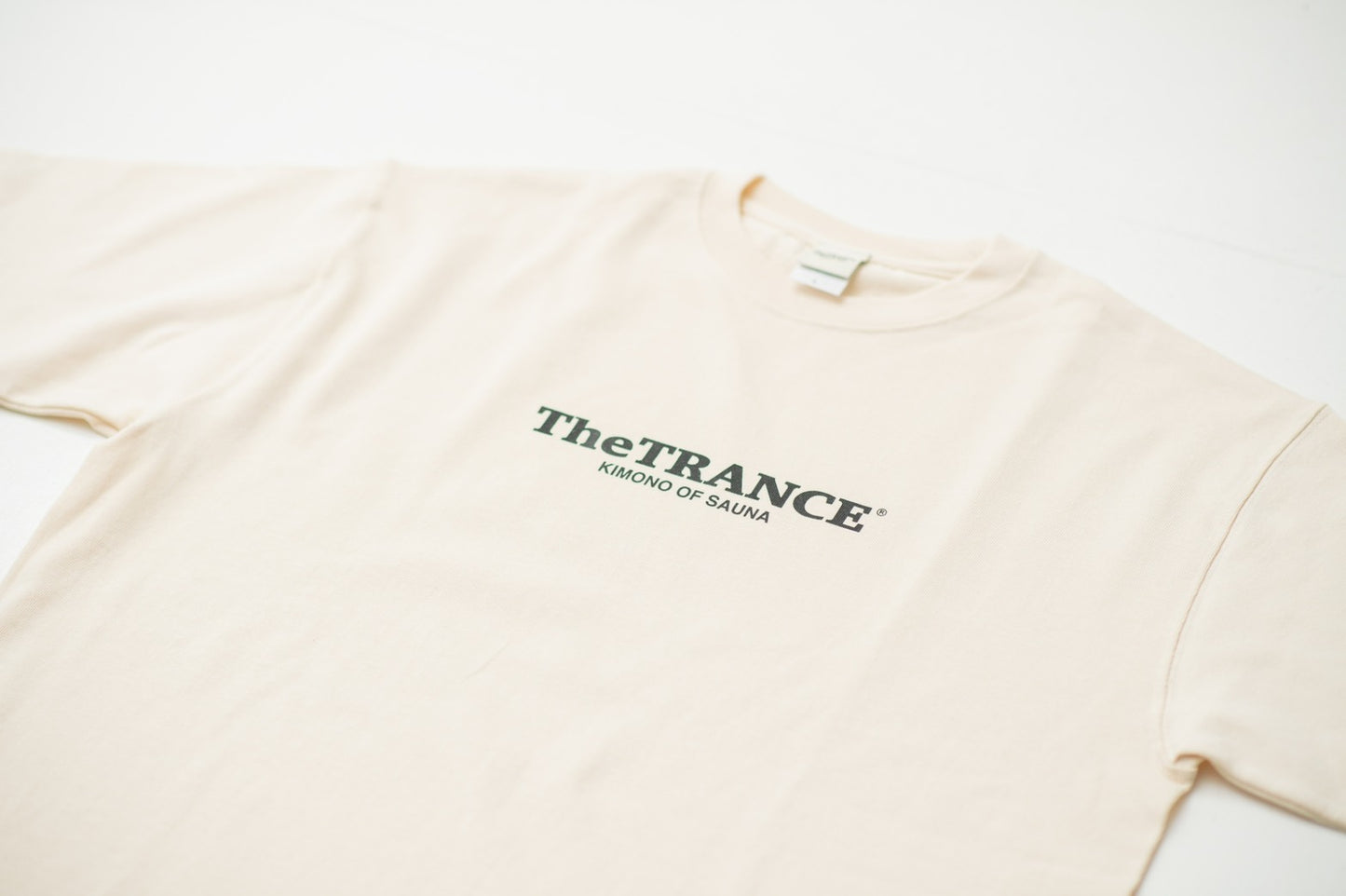 THE TRANCE LOGO BIG T-Shirt  Natural  21S/S