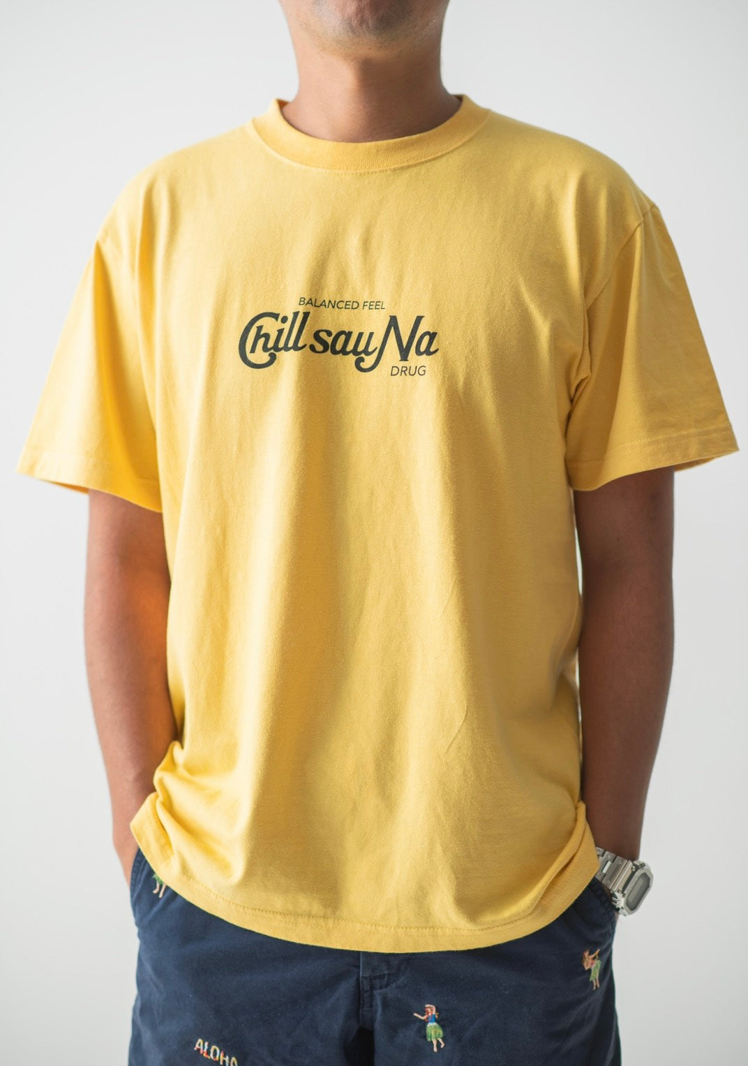 Chill Sauna Health T-Shirt Yellow 21S/S
